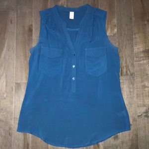 Old Navy dark teal tank top